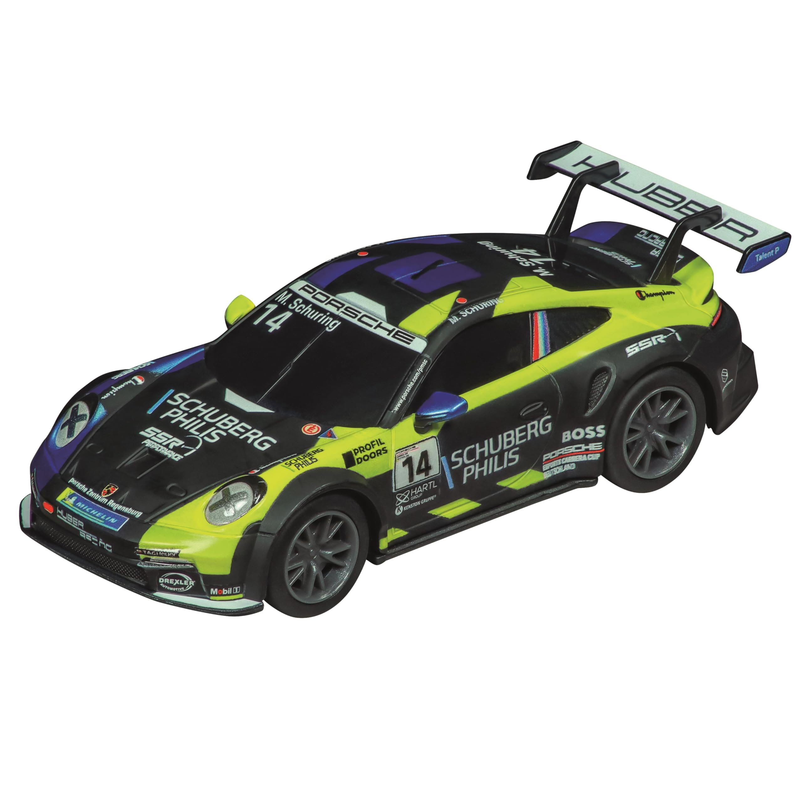 Amazon.com: Carrera GO Porsche 992 GT3 Cup Huber Racing, No.14 1